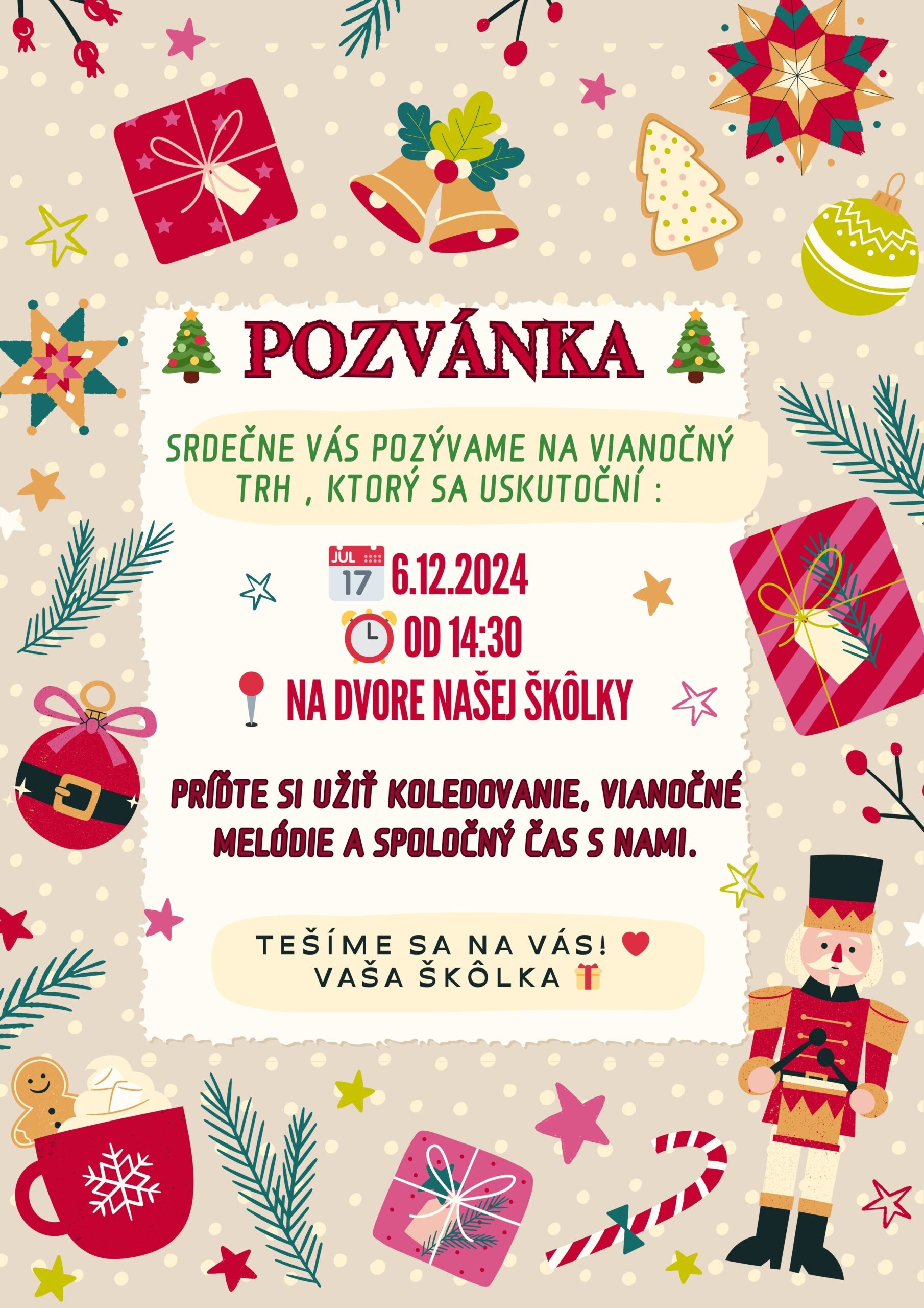 vytvorené pre škôlku
